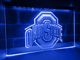 Ohio State LED Neon Sign USB - Blue - TheLedHeroes