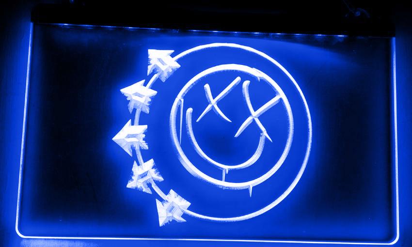 Blink 182 LED Neon Sign USB - Blue - TheLedHeroes