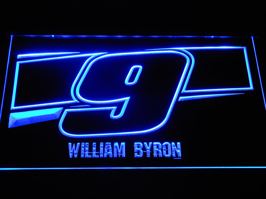 FREE William Byron LED Sign - Blue - TheLedHeroes