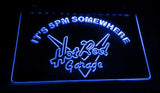Hot Rod Garage It's 5pm Somewhere LED Neon Sign USB - Blue - TheLedHeroes