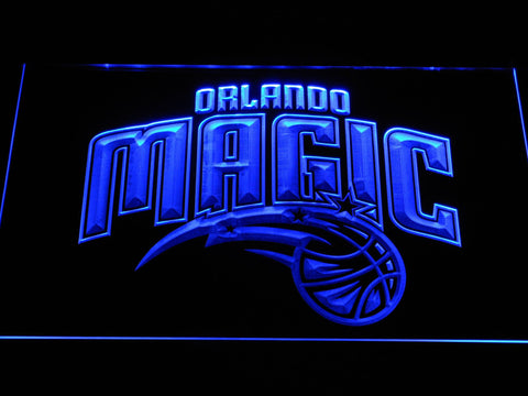 Orlando Magic 2 LED Neon Sign Electrical - Blue - TheLedHeroes