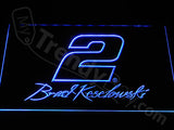 Brad Keselowski 2 LED Sign - Blue - TheLedHeroes