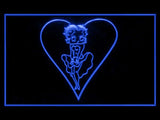Betty Boop 2 LED Neon Sign Electrical - Blue - TheLedHeroes