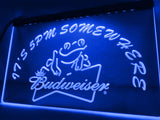 FREE Budweiser Frog It's 5pm Somewhere LED Sign - Blue - TheLedHeroes