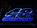 Jimmie Johnson LED Neon Sign Electrical - Blue - TheLedHeroes