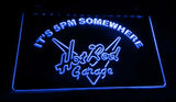 Hot Rod Garage It's 5pm Somewhere LED Neon Sign Electrical - Blue - TheLedHeroes