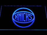 New York Knicks 2 LED Neon Sign USB - Blue - TheLedHeroes