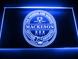Mackeson Stout LED Neon Sign Electrical - Blue - TheLedHeroes