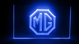 FREE MG Morris Garage LED Sign - Blue - TheLedHeroes
