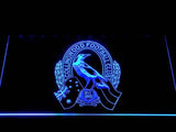 Collingwood Football Club LED Neon Sign Electrical - Blue - TheLedHeroes