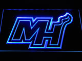 Miami Heat 2 LED Neon Sign Electrical - Blue - TheLedHeroes