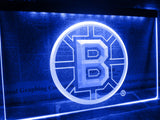 Boston Bruins LED Neon Sign USB - Blue - TheLedHeroes