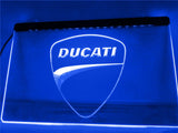 Ducati 2 LED Neon Sign USB - Blue - TheLedHeroes