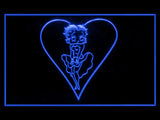 Betty Boop 2 LED Sign - Blue - TheLedHeroes
