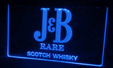 J&B Rare Scotch Whisky LED Neon Sign USB - Blue - TheLedHeroes