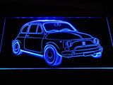 Fiat 500 LED Neon Sign Electrical - Blue - TheLedHeroes