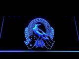 Collingwood Football Club LED Neon Sign USB - Blue - TheLedHeroes