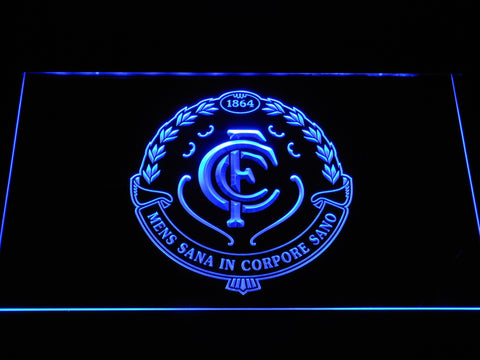 Carlton Football Club LED Neon Sign USB - Blue - TheLedHeroes