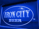 Iron City Beer LED Neon Sign Electrical - Blue - TheLedHeroes