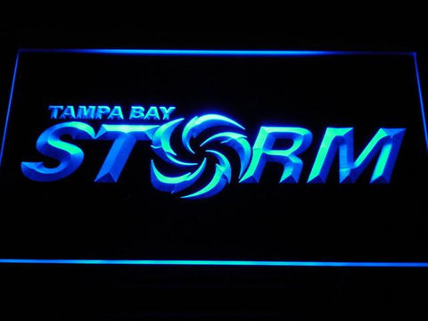 Tampa Bay Storm LED Neon Sign USB - Blue - TheLedHeroes