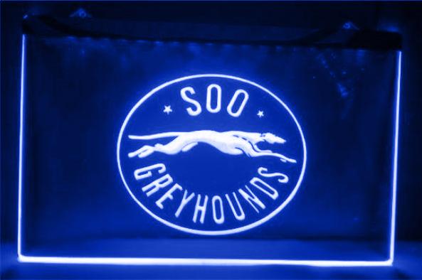 Soo Greyhound LED Neon Sign USB - Blue - TheLedHeroes