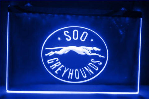 Soo Greyhound LED Neon Sign USB - Blue - TheLedHeroes