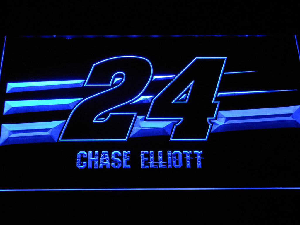 Chase Elliott LED Neon Sign Electrical - Blue - TheLedHeroes