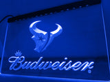 FREE Houston Texans Budweiser LED Sign - Blue - TheLedHeroes