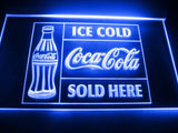 Coca Cola Sold Here LED Neon Sign USB -  - TheLedHeroes