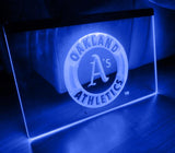 Oakland Athletics LED Neon Sign Electrical - Blue - TheLedHeroes