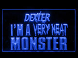 Dexter Morgan Neat Monster LED Neon Sign Electrical - Blue - TheLedHeroes