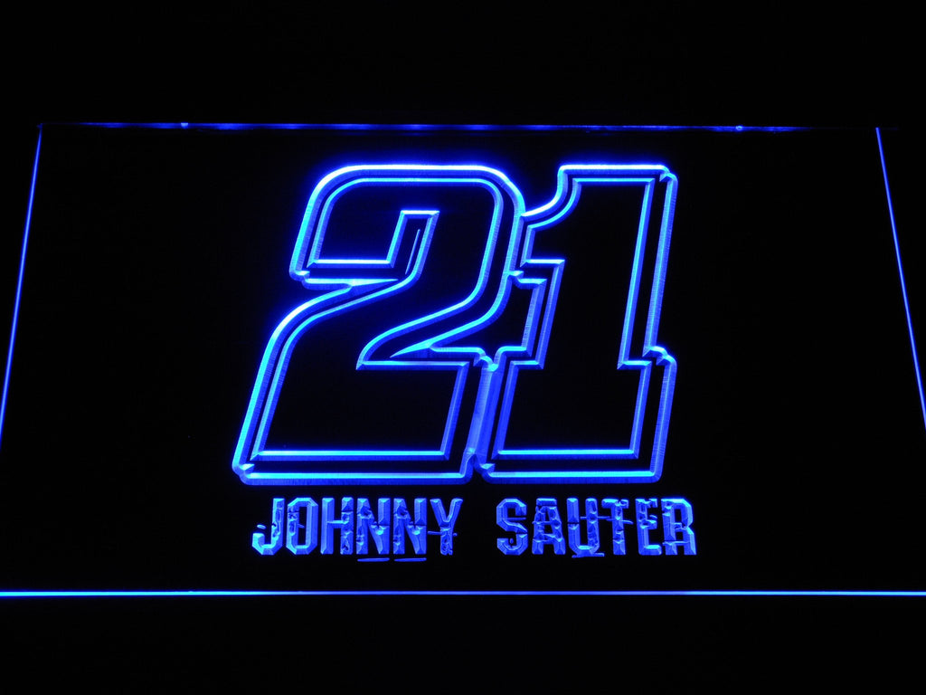 Johnny Sauter LED Neon Sign Electrical - Blue - TheLedHeroes