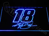 FREE Kyle Busch LED Sign - Blue - TheLedHeroes