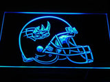 Grand Rapids Rampage Helmet LED Neon Sign Electrical - Blue - TheLedHeroes