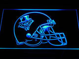 New Orleans VooDoo Helmet LED Neon Sign Electrical - Blue - TheLedHeroes