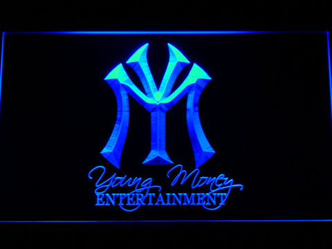 Young Money Entertainment LED Sign - Blue - TheLedHeroes
