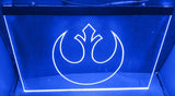 Star Wars Rebel Alliance LED Neon Sign Electrical - Blue - TheLedHeroes