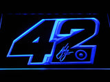 Kyle Larson LED Neon Sign Electrical - Blue - TheLedHeroes
