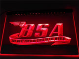 BSA Motorcycles LED Neon Sign Electrical - Red - TheLedHeroes