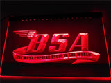 FREE BSA Motorcycles LED Sign - Red - TheLedHeroes