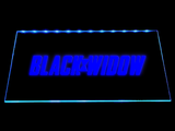 Black Widow LED Neon Sign USB - Blue - TheLedHeroes