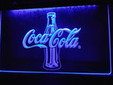 FREE Coca Cola Bottle 2 LED Sign - Blue - TheLedHeroes