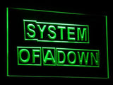 System Of A Down 2 LED Sign - Green - TheLedHeroes