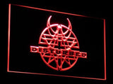 Disturbed LED Sign - Red - TheLedHeroes