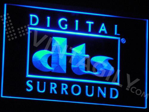 DTS Sound LED Neon Sign USB - Blue - TheLedHeroes
