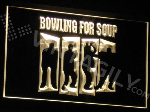 Bowling for Soup LED Neon Sign Electrical - Yellow - TheLedHeroes