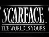 Scarface The World is Yours LED Sign - White - TheLedHeroes