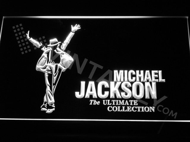 Michael Jackson Ultimate Collection LED Sign - White - TheLedHeroes