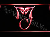 Michael Jackson MJ LED Sign - Red - TheLedHeroes