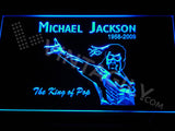 Michael Jackson King of Pop LED Sign - Blue - TheLedHeroes